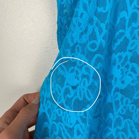 Victoria's Secret Sheer Lace Lingerie Dress Medium - Picture 8 of 8